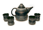 "Teapot and Cups" by Larry Halvorsen